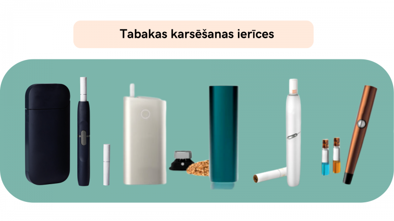 Vairās tabakas smēķēšanas ierīces
