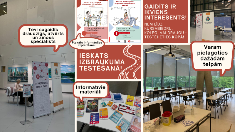 attēli no testēšanas pasākuma
