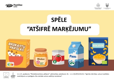 Spēle "Atšifrē marķējumu"