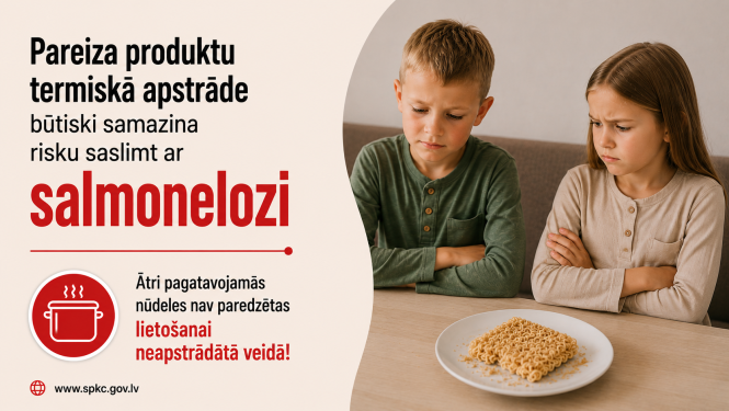 Divi bērni pie galda