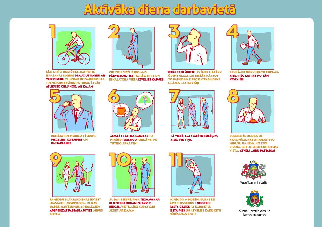 Aktīvāka darba diena
