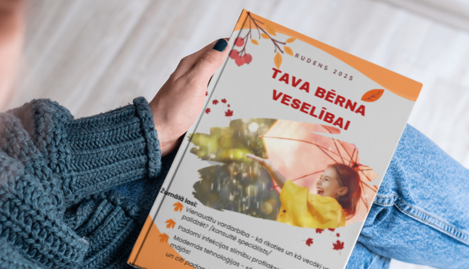 Sieviete lasa žurnālu