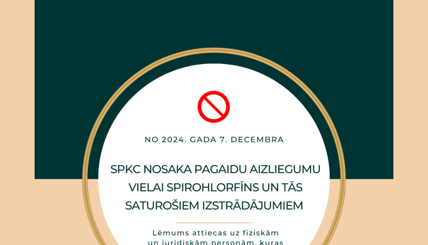 Relīzes vizuālis par aizliegtajām vielām