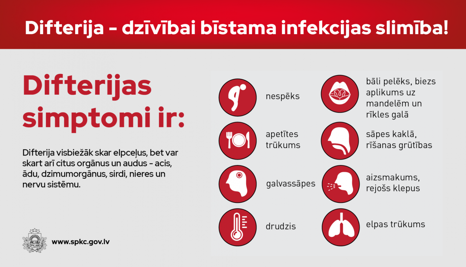 Ilustratīvs attēls par difteriju