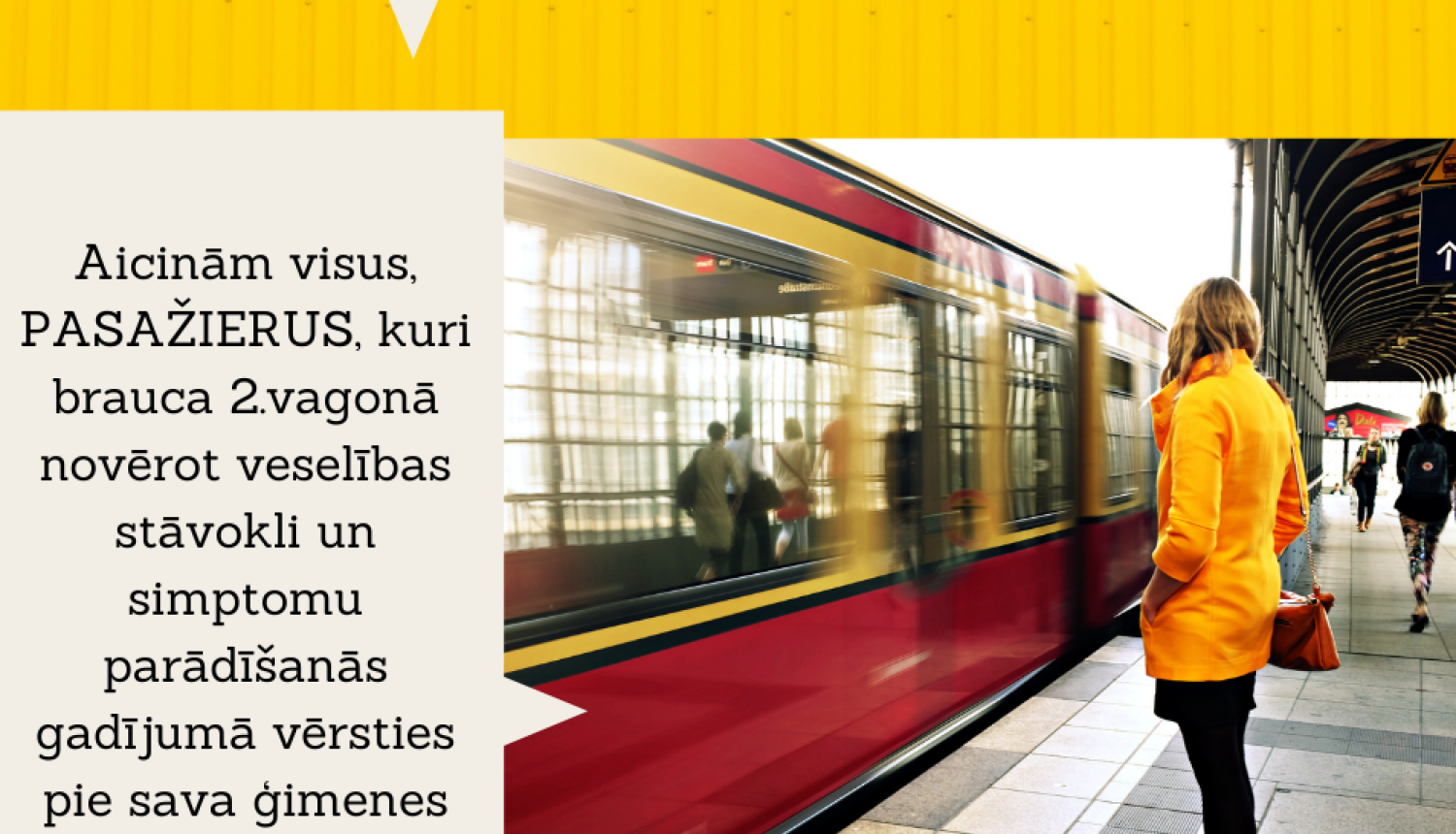 Attēls ar vilcienu