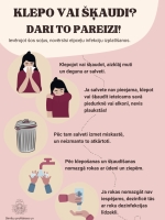 Ilustratīvs attēls par pareizu klepošanuun šķaudīšanu