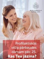 Bukleta vāka attēls par skrīningu