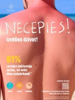 kampaņas Necepies reklāmas baneris