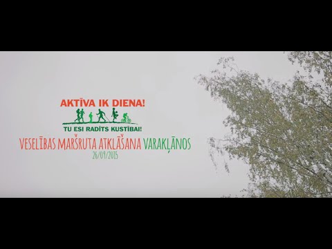 Veselības maršruta atklāšana Varakļānos