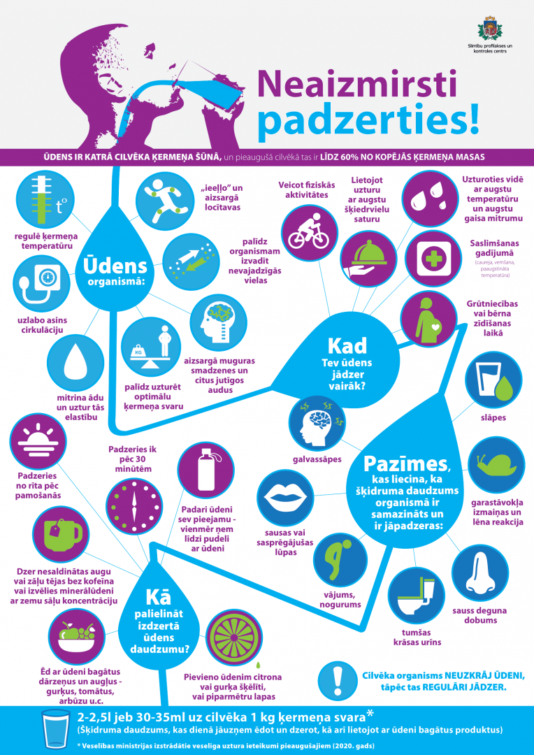 Infografika "Neaizmirsti padzerties"