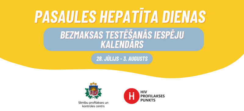 Pasaules Hepatīta dienas logo