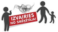 Izvairies no smēķētāja logo