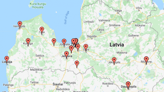 HIV profilakses punktu karte