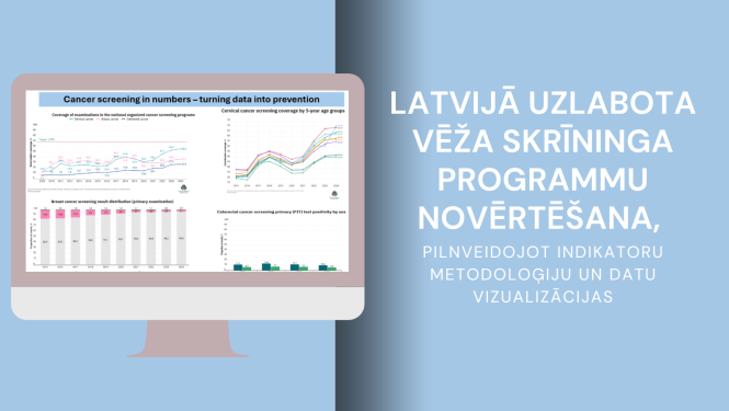 Uz zila fona relīzes virsraksts