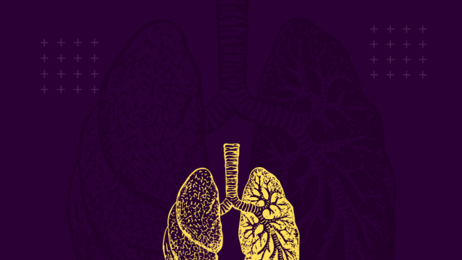 Plaušas uz tumši violeta fona