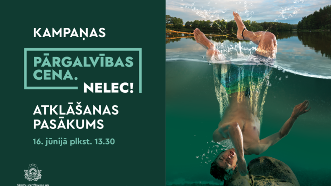 cilvēks, kas ielecis ūdenī un ar galvu atsities pret akmeni