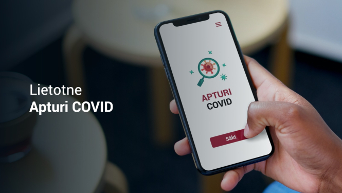 COVID-19 mobilās lietotnes attēls
