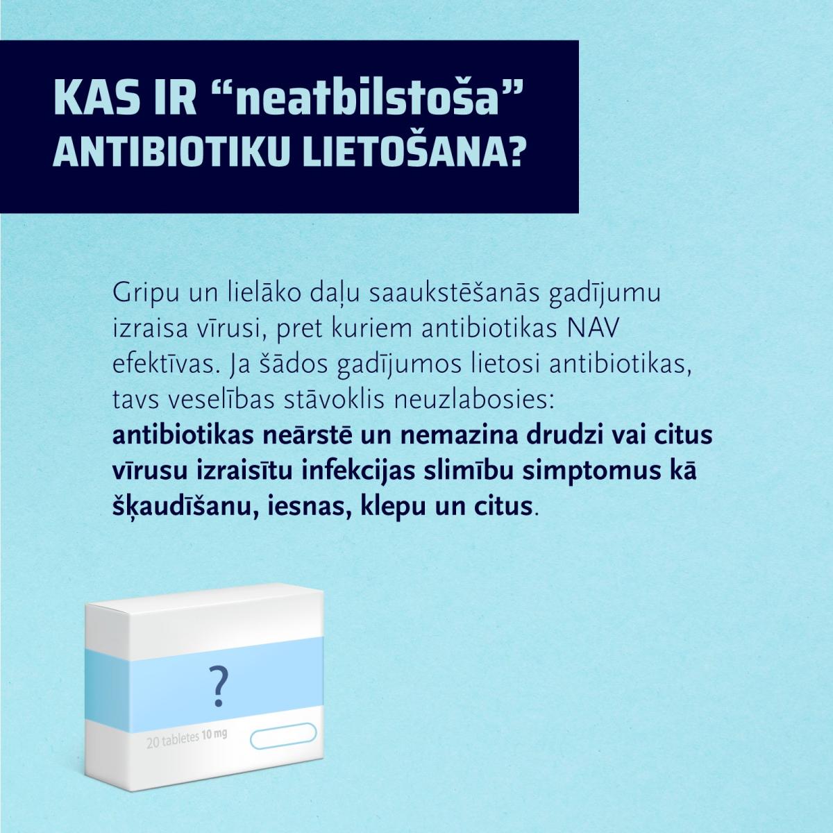 Vizuālis par antibiotikām