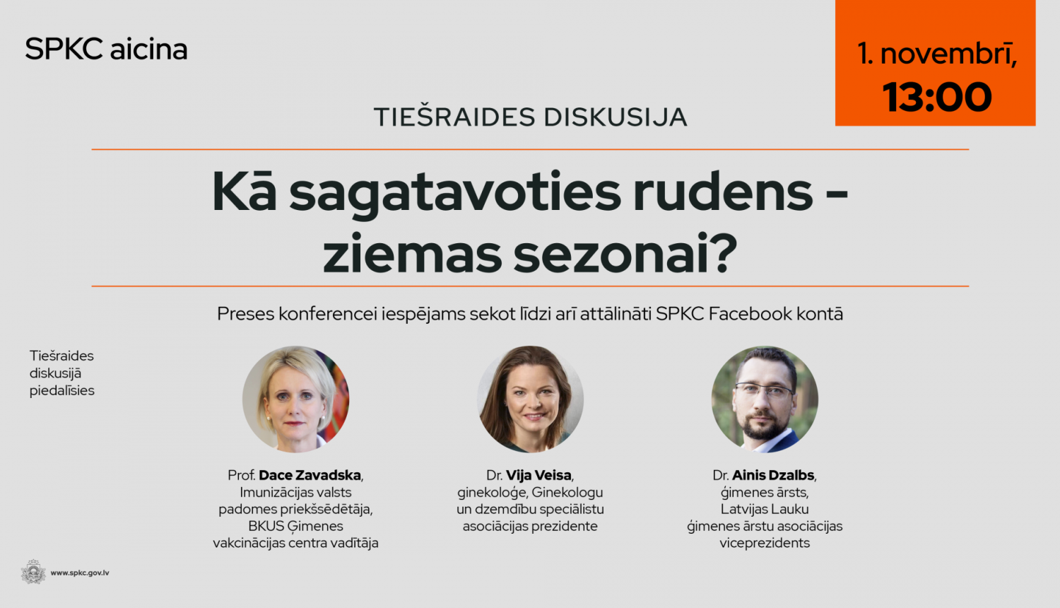 SPKC tiešraides vizuālais materiāls