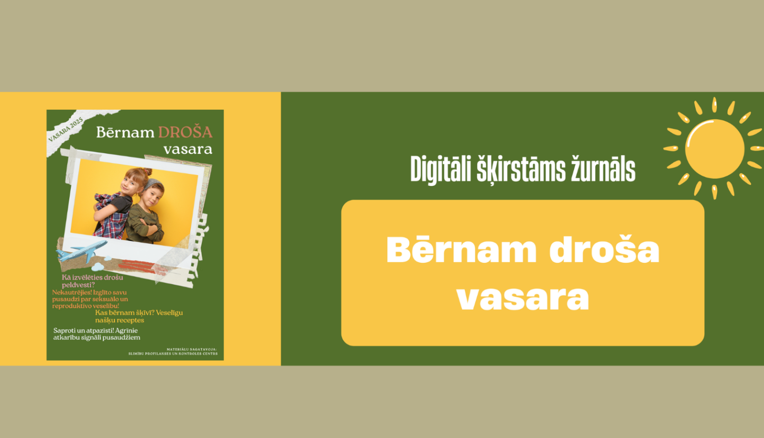 Digitālā žurnāla baneris
