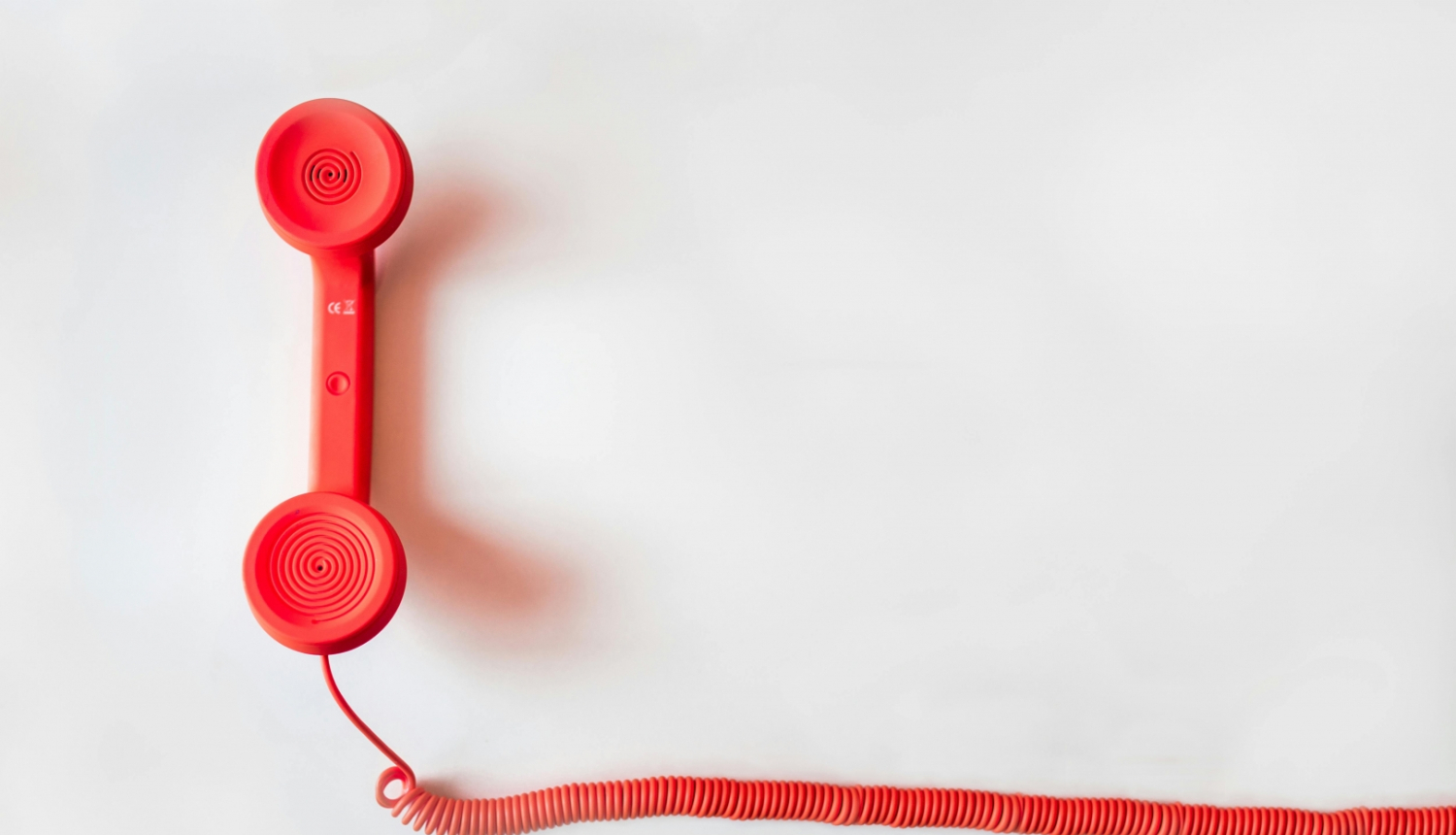 Sarkana tālruņa klausule