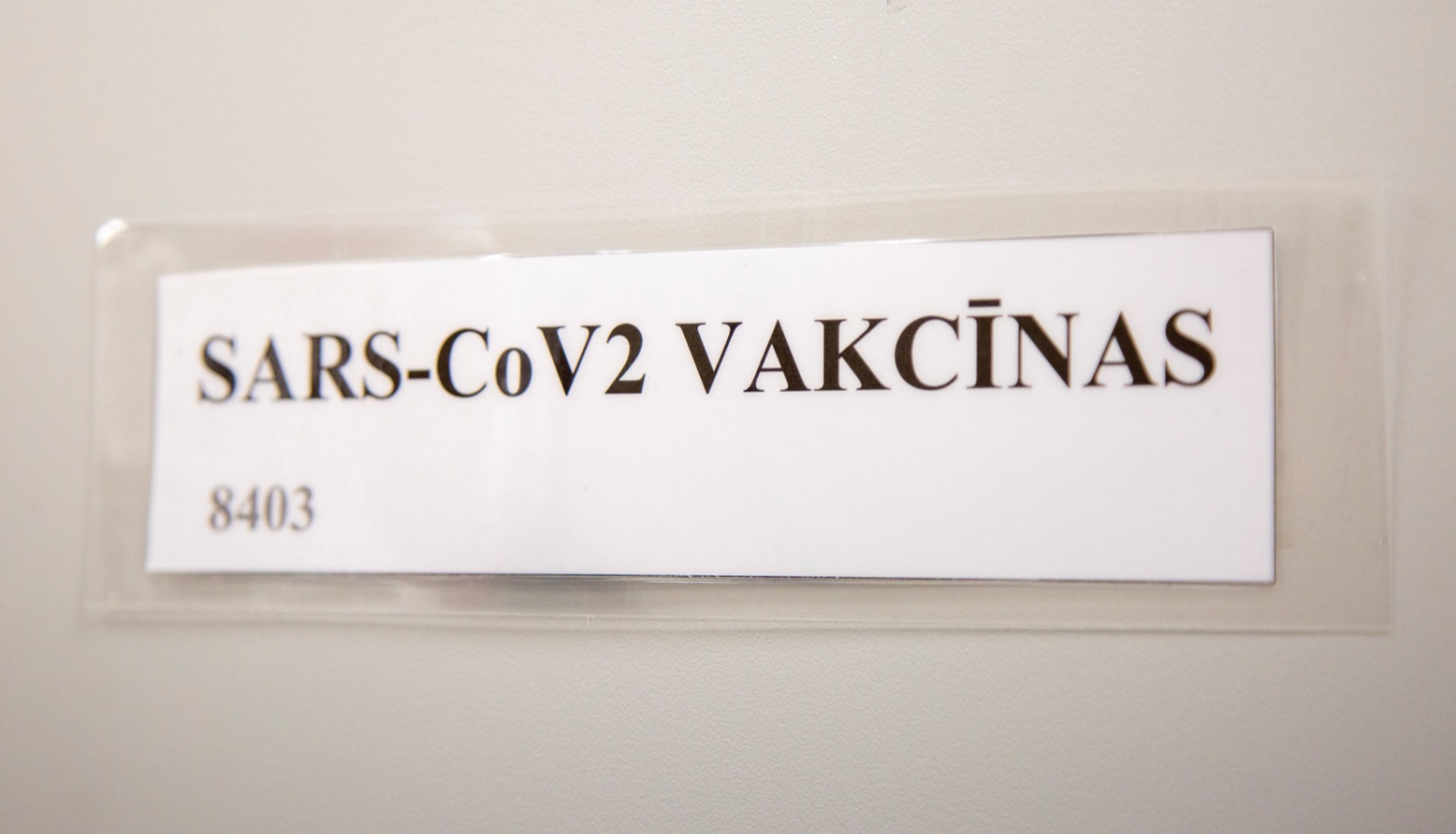 Fotogrāfija ar uzrakstu "SARS-CoV2 vakcīnas"