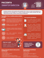 sarkans infografiks par pacienta identifikācijas kārtību